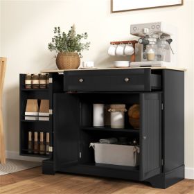 Kitchen Storage Cabinet, Kitchen Cabinet (Color: as picture)